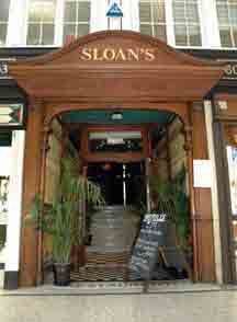 doorway of Sloans
